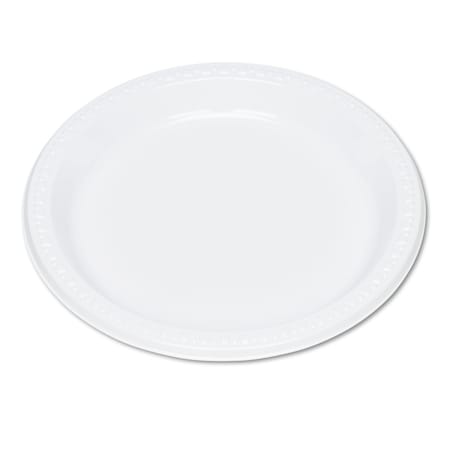 Tablemate Plates, 9" dia., White, PK125 9644WH